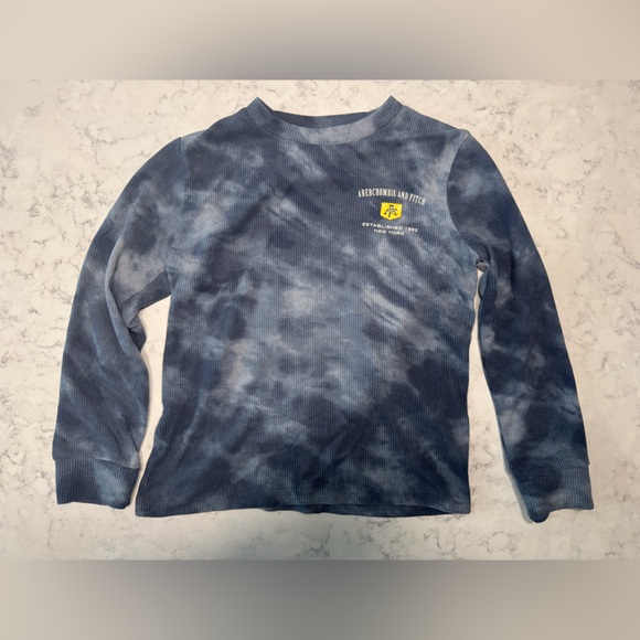 Abercrombie & Fitch Other - Abercrombie & Fitch Blue Tie-Dye Ribbed Shirt